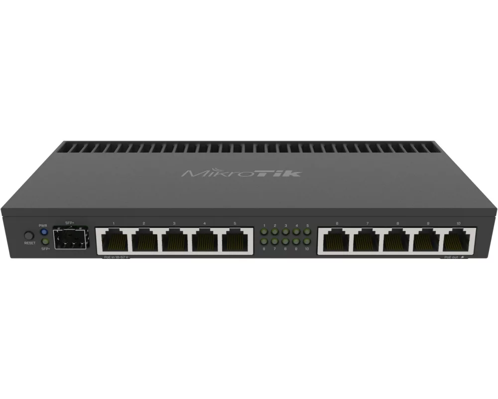 MikroTik VPN-Router RB4011iGS+RM ,10Gbps tauglich