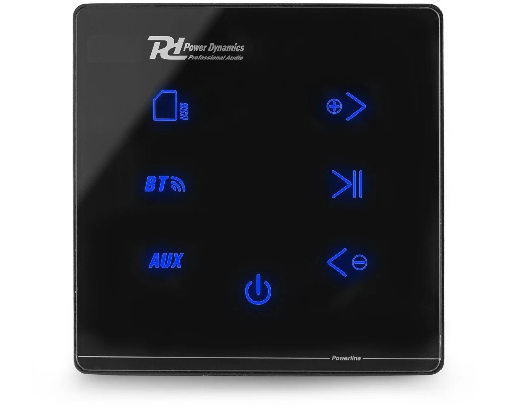 Power Dynamics Verstärker Pro Powerline A100B 4x 20W, Schwarz