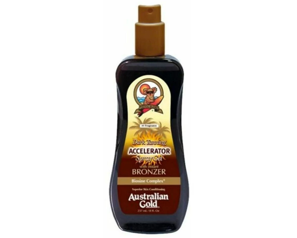 Australian Gold Dark Tanning Accelerator Spray Gel mit Bronzer 237 ml 237 ml