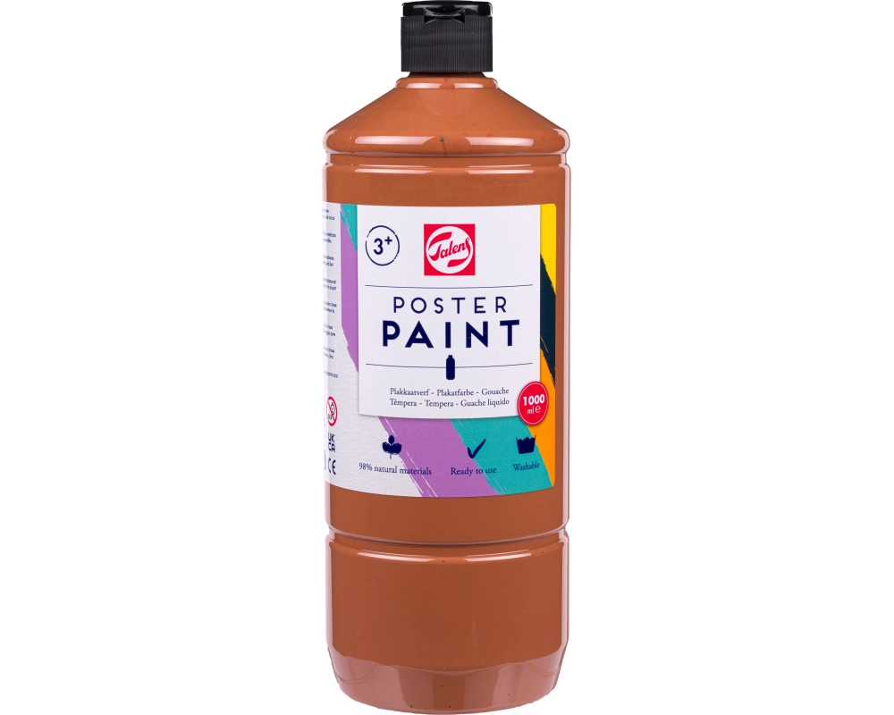 TALENS Plakatfarbe 1000ml 36714011 hellbraun