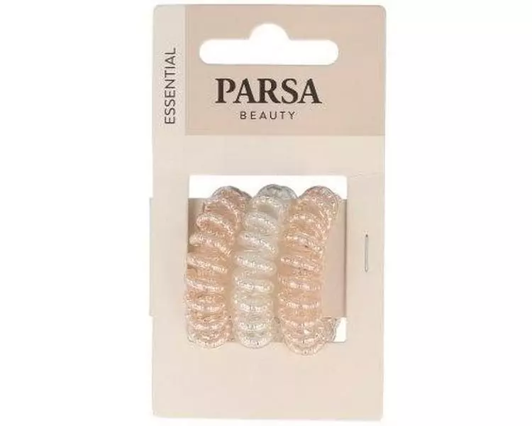 Parsa Beauty Spiralhaargummi Rose/beige