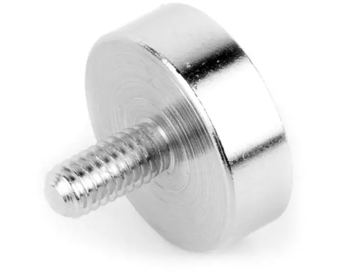 supermagnete Haftmagnet mit Gewindzapfen Ø 1.6 cm, 10 Stück