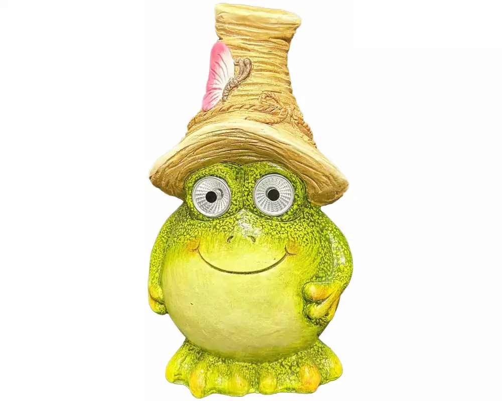 Dameco Solar Figur Frosch Grün