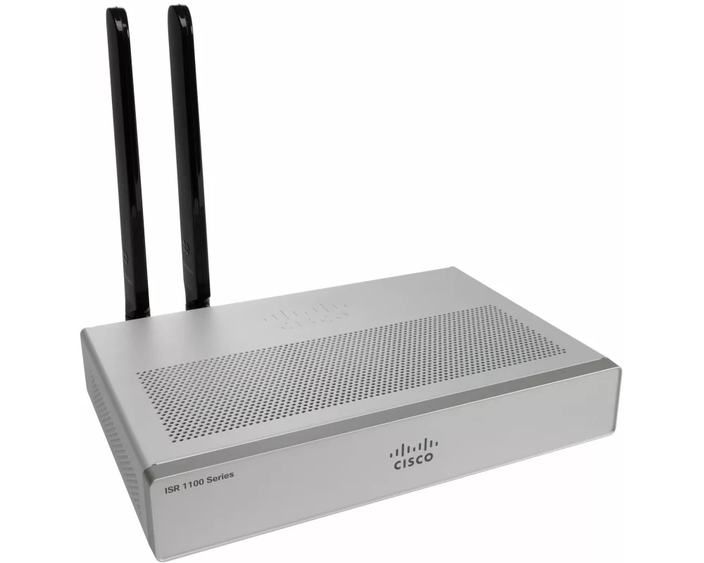 Cisco ISR 1101, 4P, GE, Ethernet, And LTE, Secure Router, With Pluggable