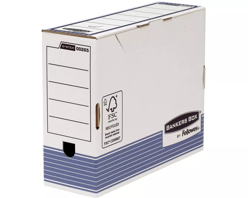 Fellowes Archivschachtel R-Kive Blau/Weiss