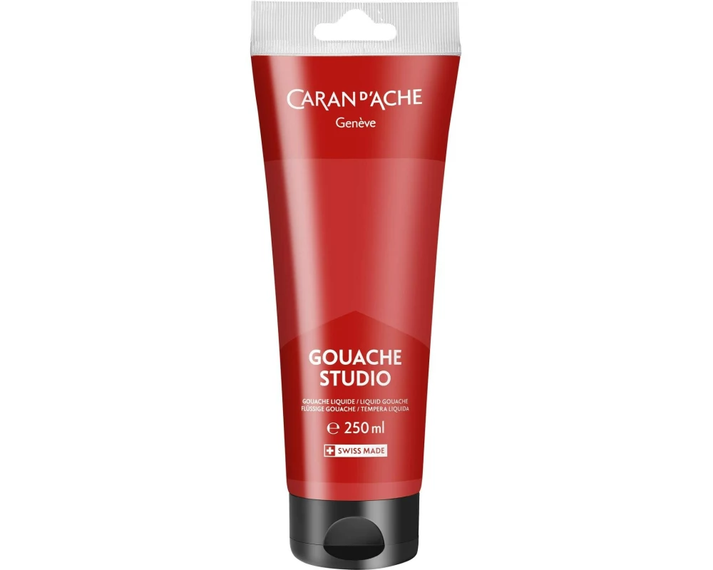 Caran d'Ache Wasserfarbe Gouache Studio 250 ml, Scharlachrot
