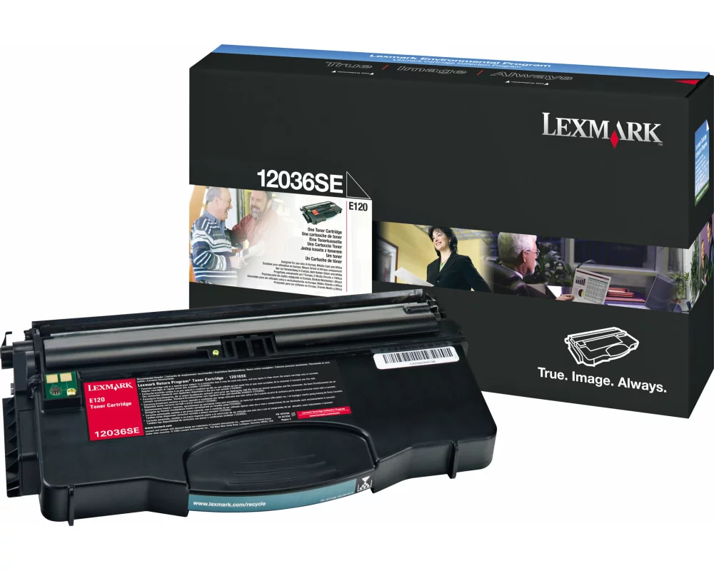 Lexmark E120n toner cartridge black standard capacity 2.000 pages 1-pack