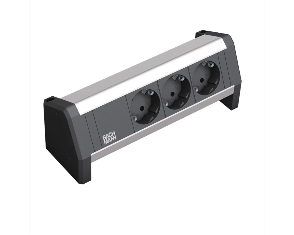 BACHMANN Desk Steckdosenleiste 3x Schutzkontakt