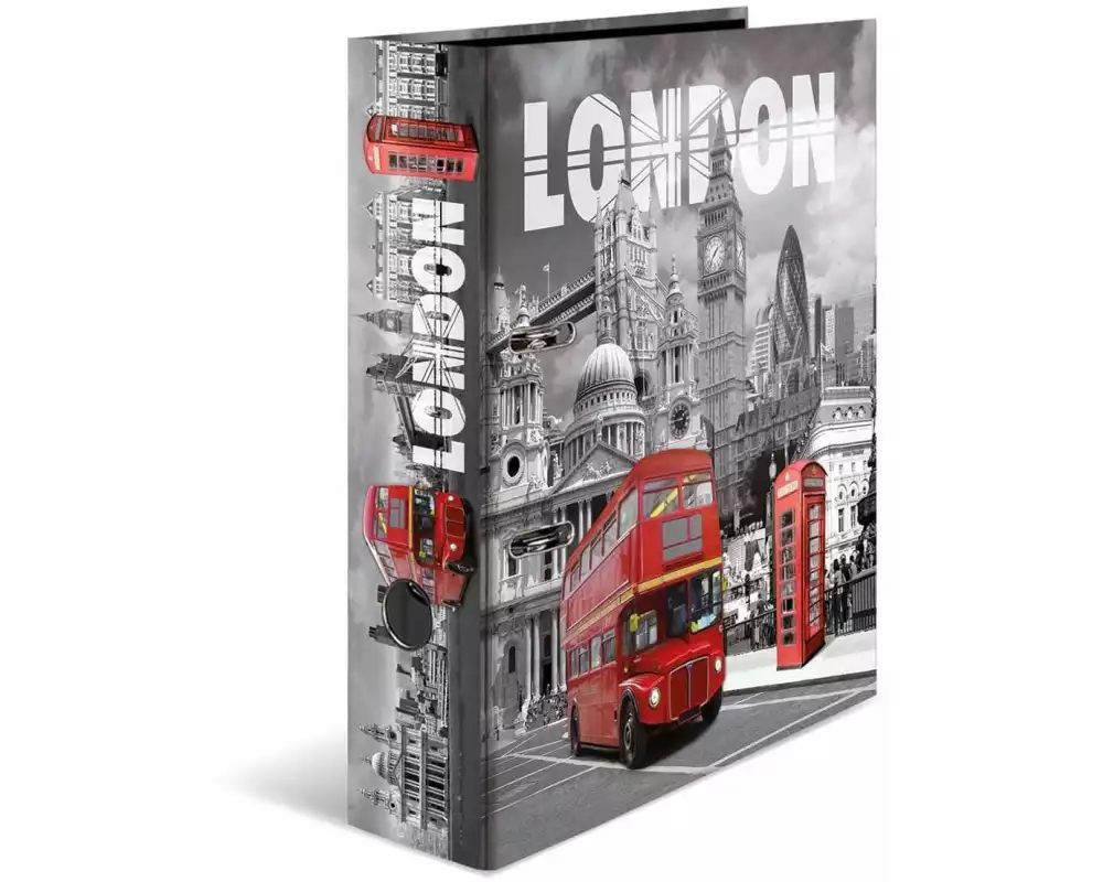 HERMA Ordner London 7 cm, Mehrfarbig
