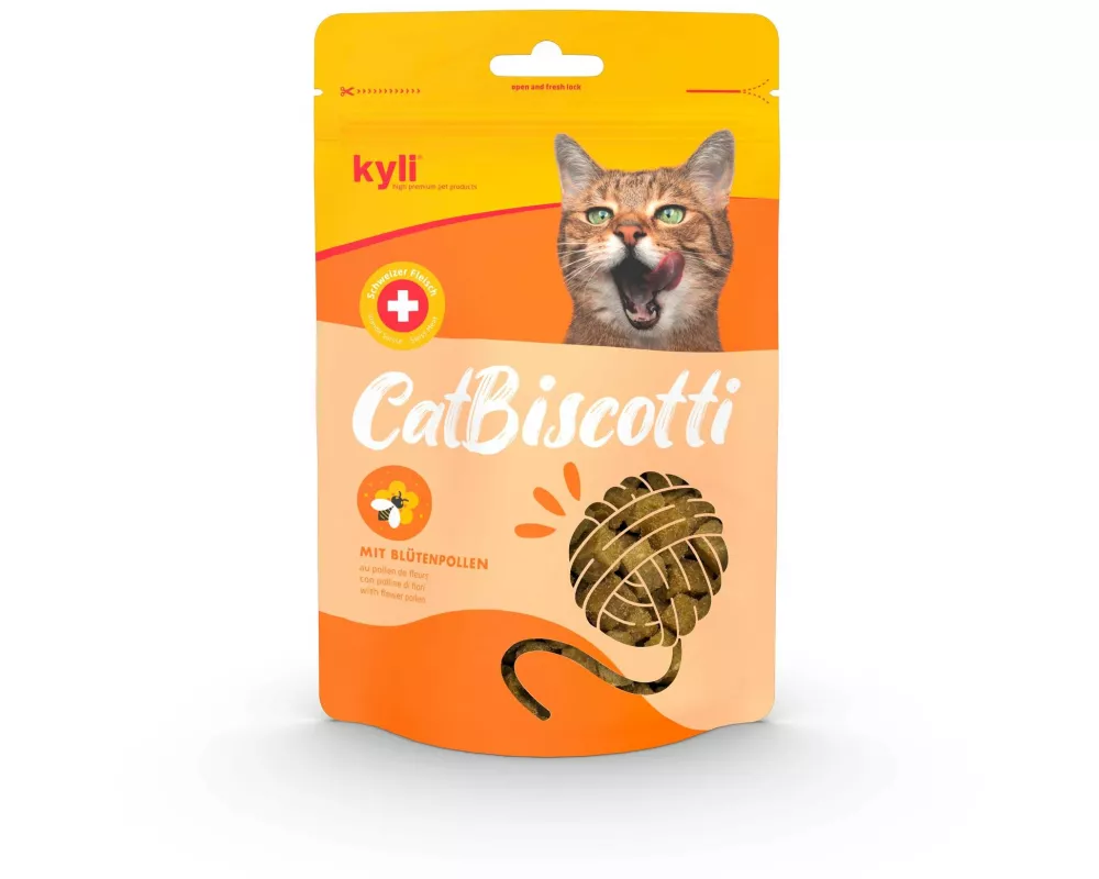 kyli Katzen-Snack CatBiscotti mit Blütenpollen, 100 g