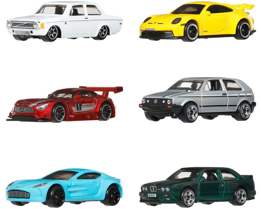 Hot Wheels Action Cars Euro Style Multipack