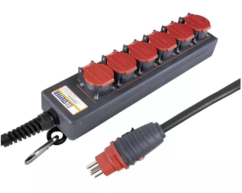 STEFFEN Industrie-Steckerleiste Professional 6x T25 IP55, 5 m