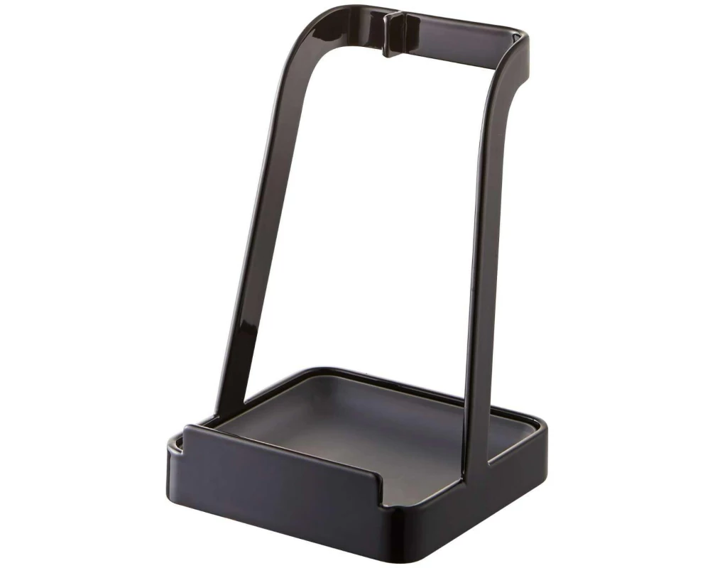 Yamazaki Deckel- und Pfannenhalter Tower Schwarz