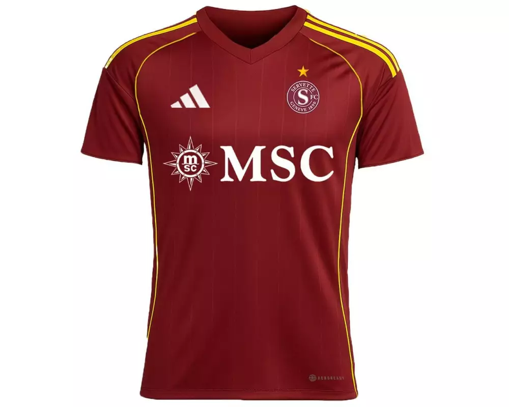 Servette FC Jersey Home Junior 25/26 140, Rot