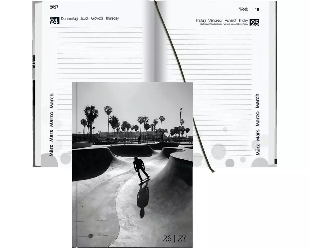 Biella Schulagenda mydiary 2026/27 Skater, 12 x 16.5 cm