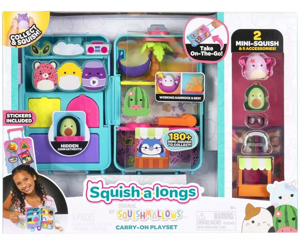 Squishmallows Squishalongs Koffer Playset