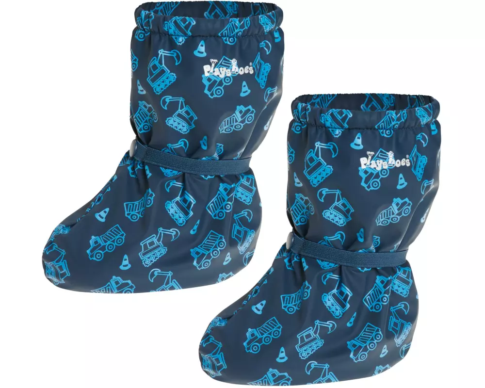 Playshoes Füsslinge Marine Baustelle Gr. 23