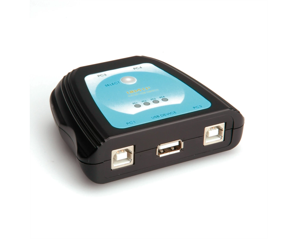 VALUE Manueller USB 2.0 Druckerswitch, 4fach