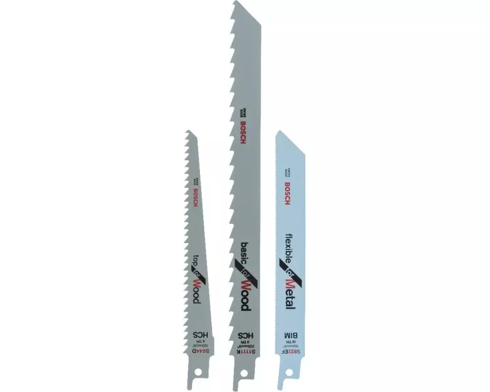Bosch Säbelsägeblätter-Set 3-teilig