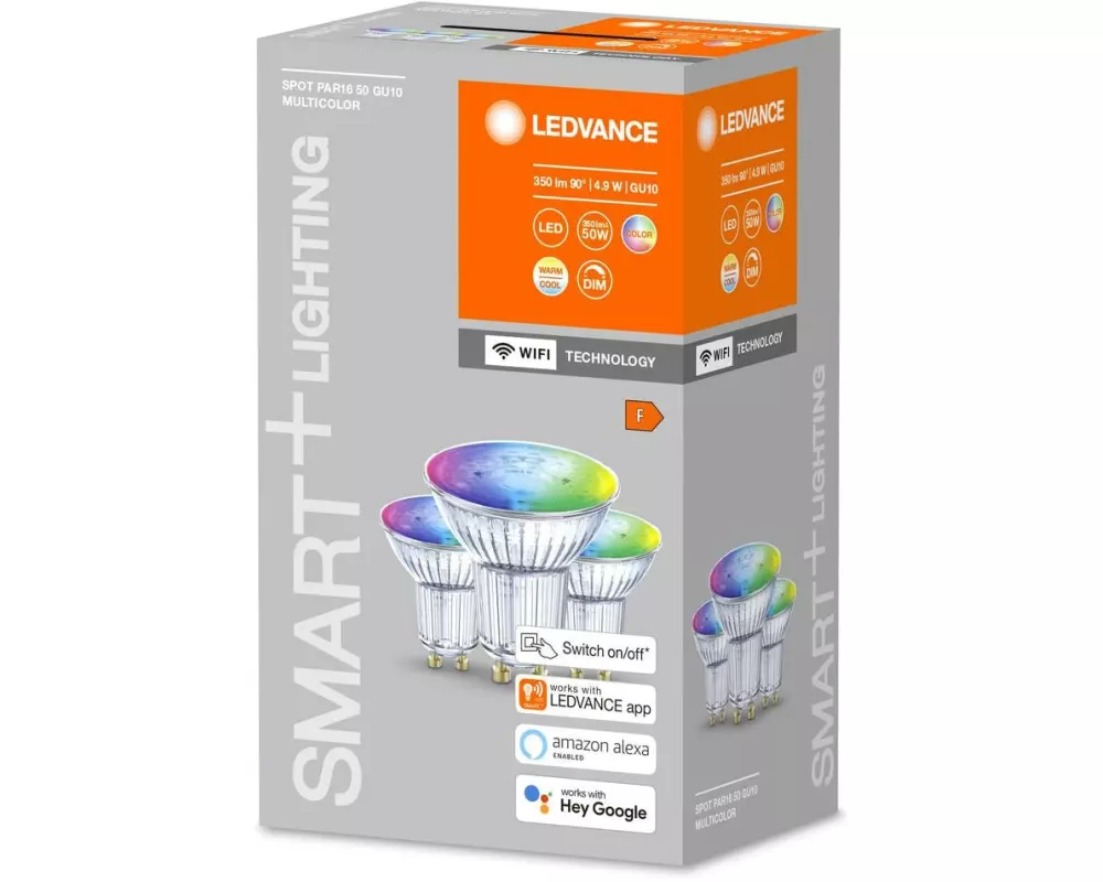 Ledvance Leuchtmittel SMART+ Spot, 45°, 5W, GU10, RGBW