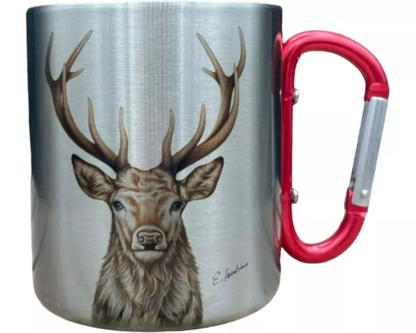 creanorm Edelstahl-Tasse Hirsch 330ml