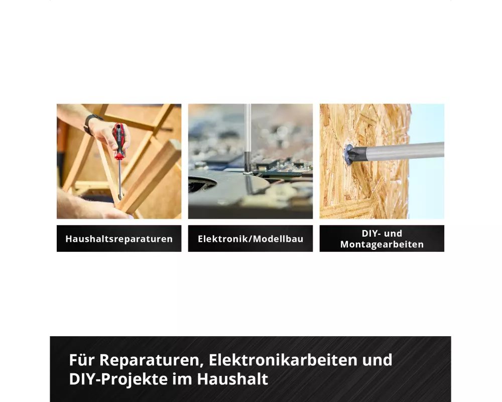 Einhell E-Case 17-tlg., Chrom-Vanadium-Stahl