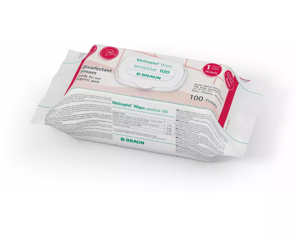 B. Braun Desinfektionstücher Meliseptol sensitive 100 Stück