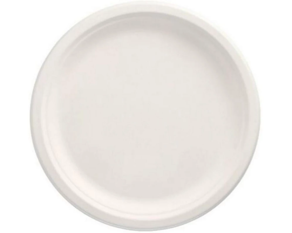 Papstar Einwegteller Pure Zuckerrohr D 26 cm 12 Stück