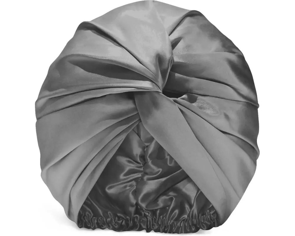 VBEAUTY Seiden Turban – Anthrazit