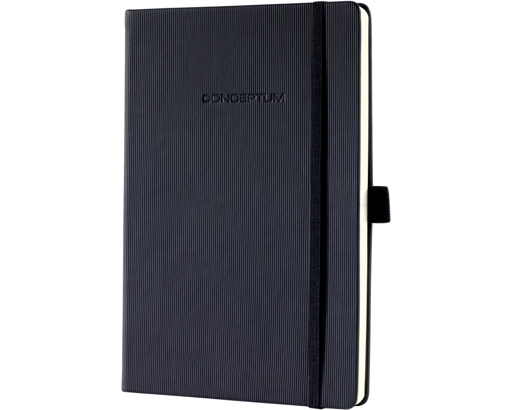 CONCEPTUM Notizbuch HC A5 CO109 black, Dot-Lineatur, 194 S.