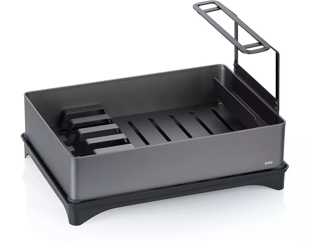 Kela Abtropfgestell Palito Schwarz/Grau