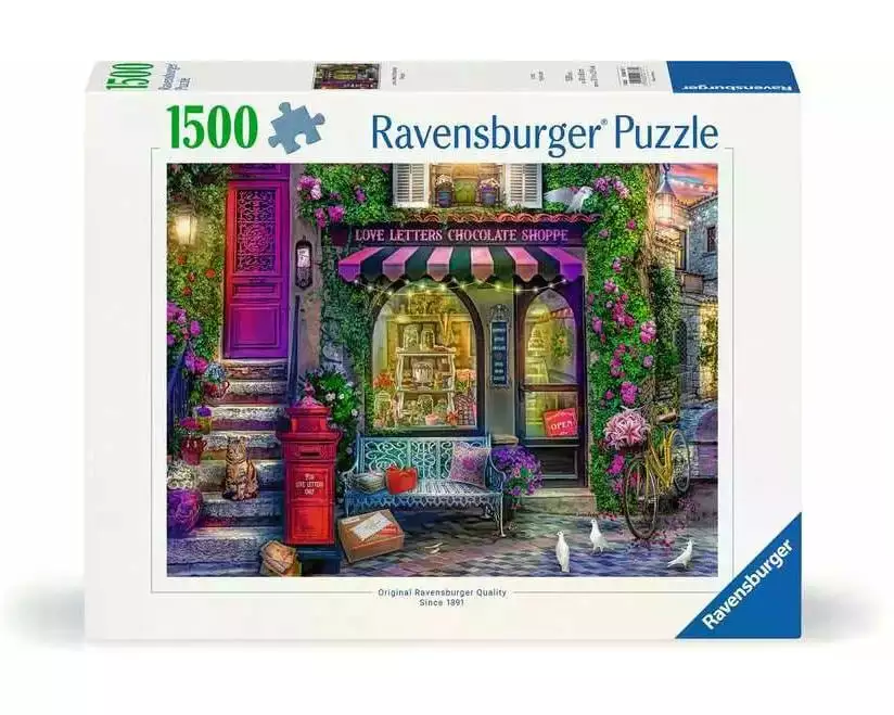 Ravensburger Puzzle Liebesbriefe und Schokolade
