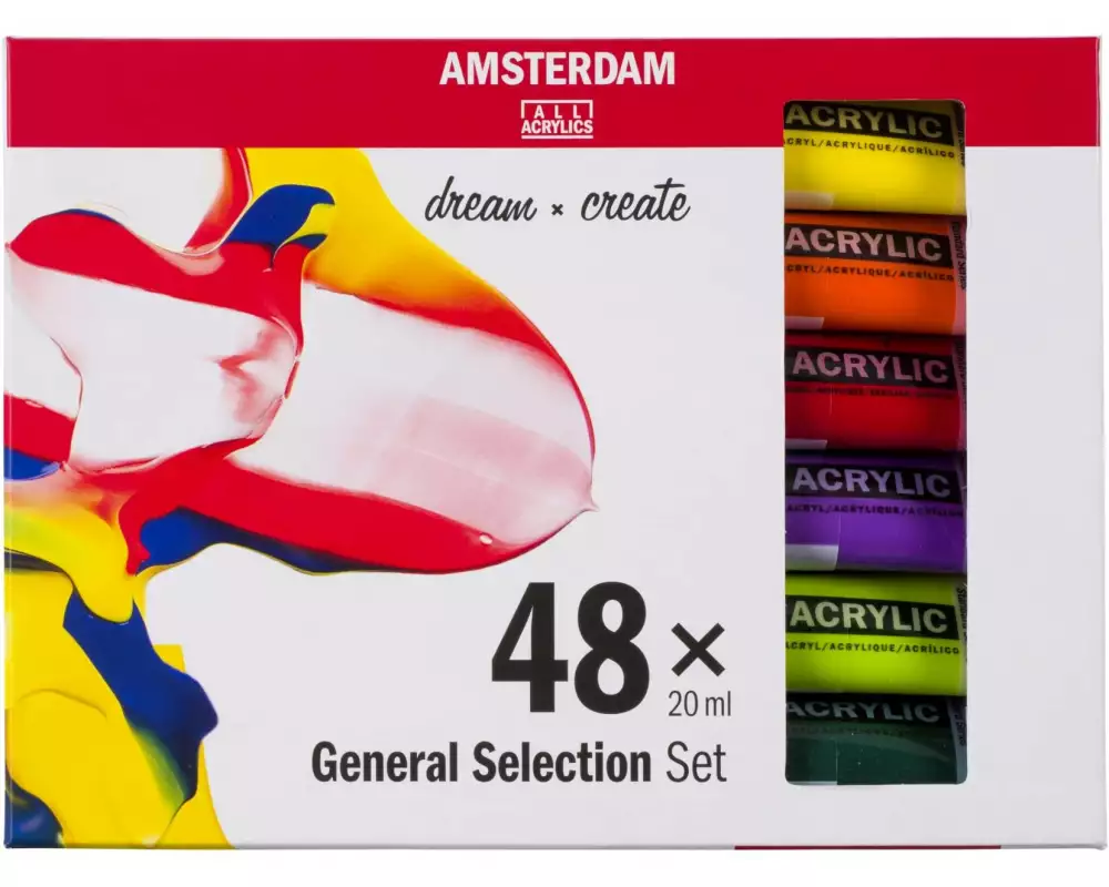 Amsterdam Acrylfarbe Standard 48 Tuben à 20 ml