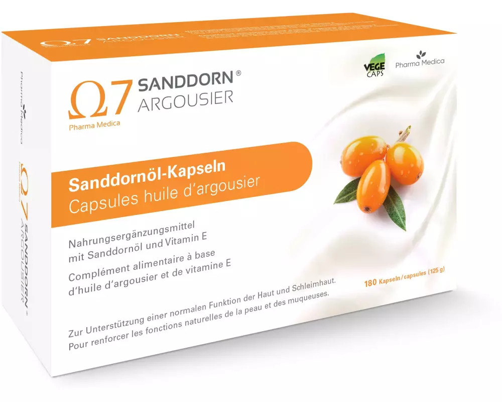 Sanddorn Argousier Omega 7 180 Kapseln