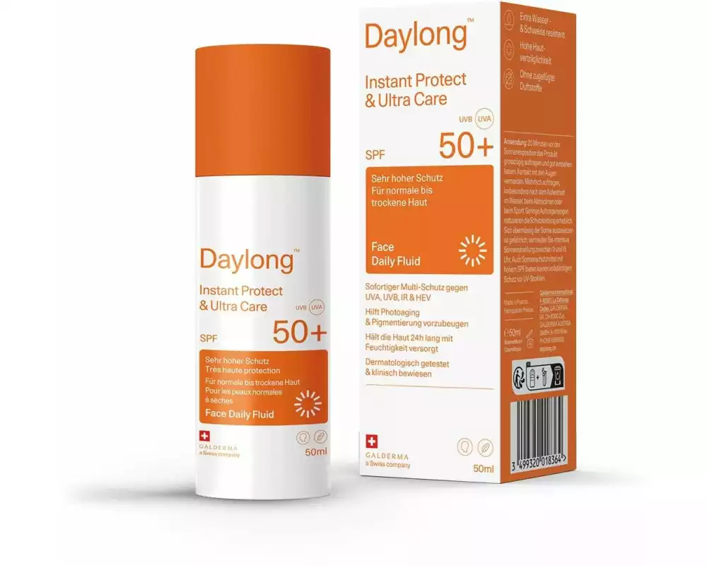 DAYLONG Sonnenfluid Instant Protect and Ultra Care Face Daily 50 ml