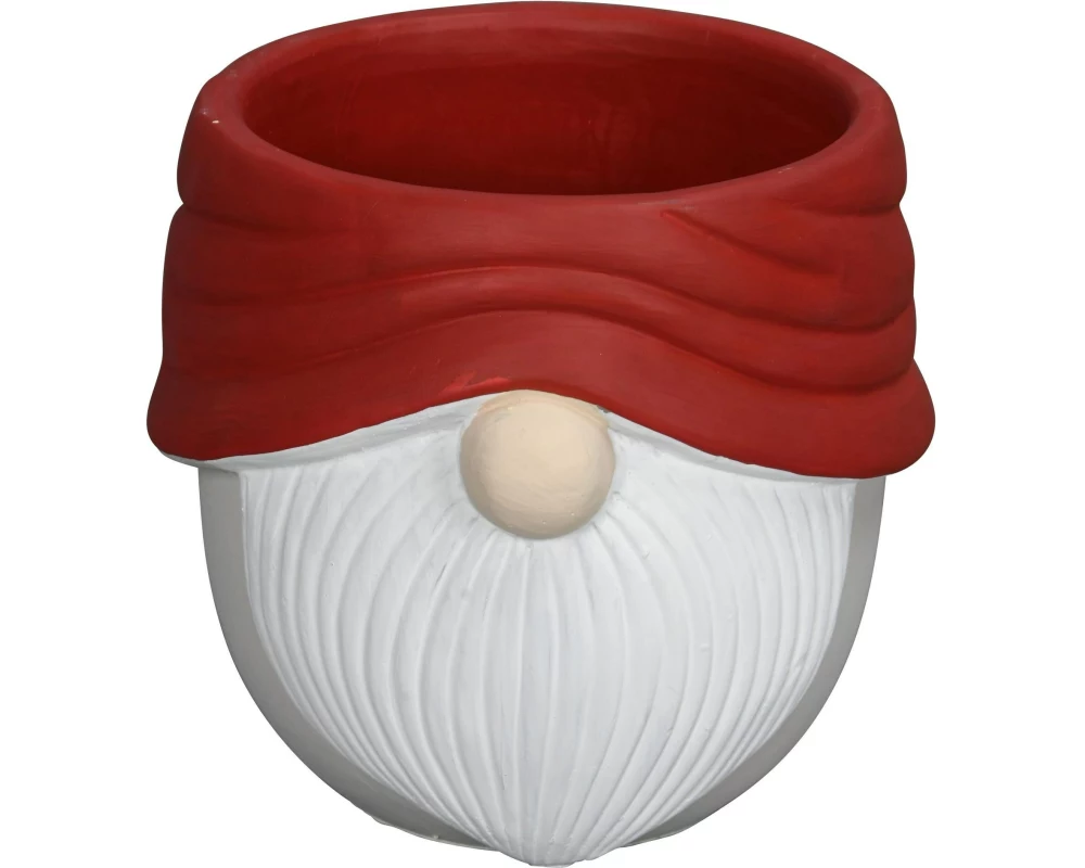 COCON Weihnachtsdeko Pflanzentopf Weihnachtsmann, gross