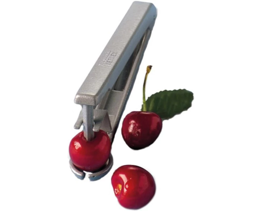 Westmark Kirschentkerner Kernex, 14 x 4x2.5 cm Silber