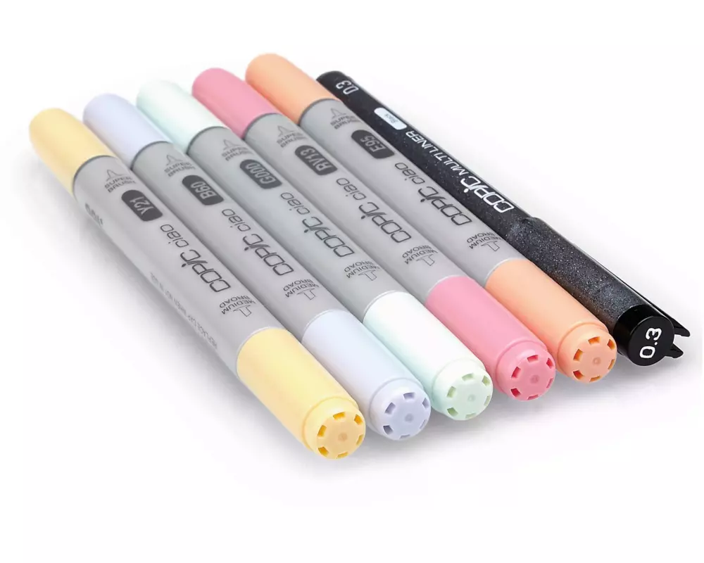 Copic Grafikmarker Ciao 5+1 Set Pastels