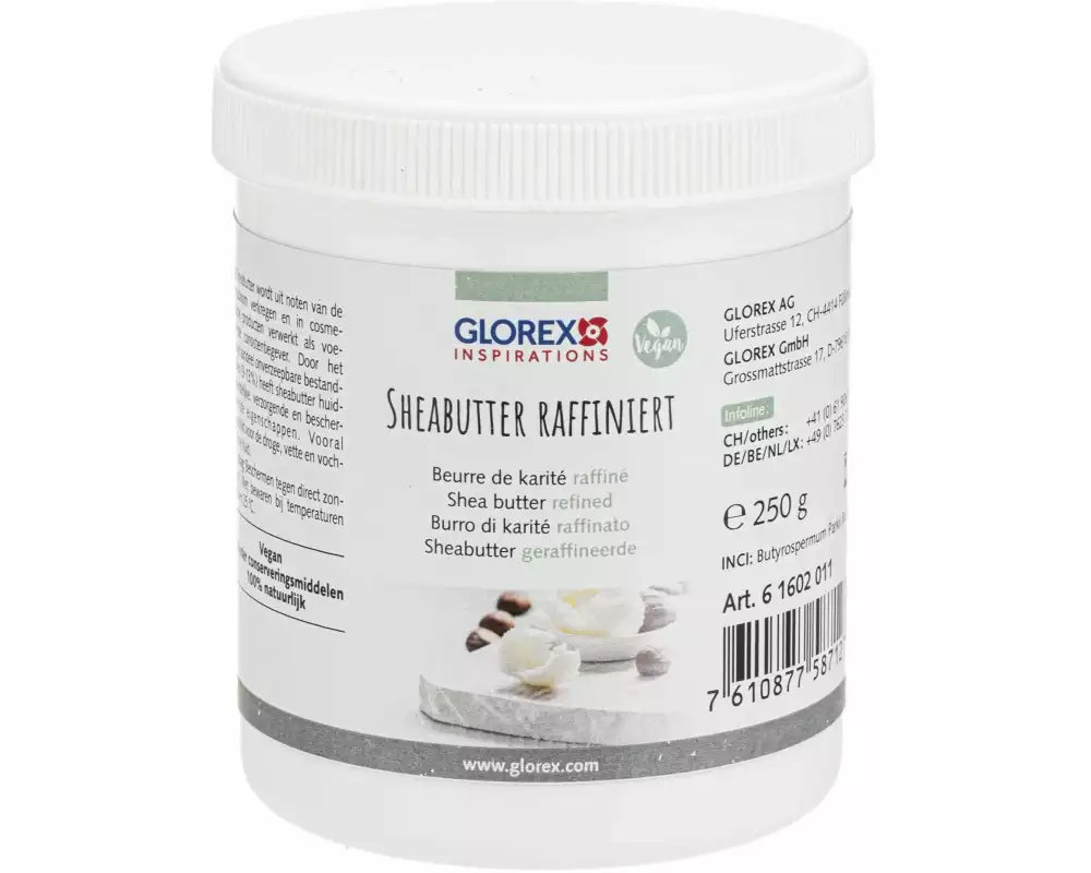 Glorex Kosmetikbutter Shea raffiniert 250 g