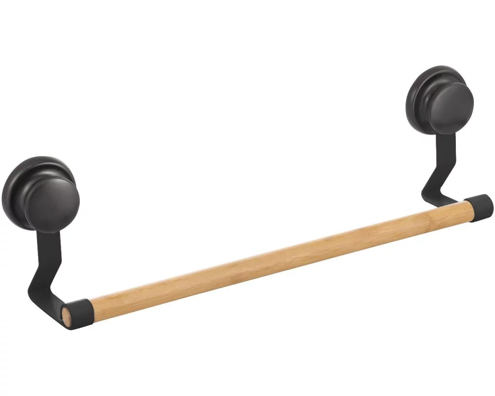 MSV Handtuchhalter Schwarz matt, Natur