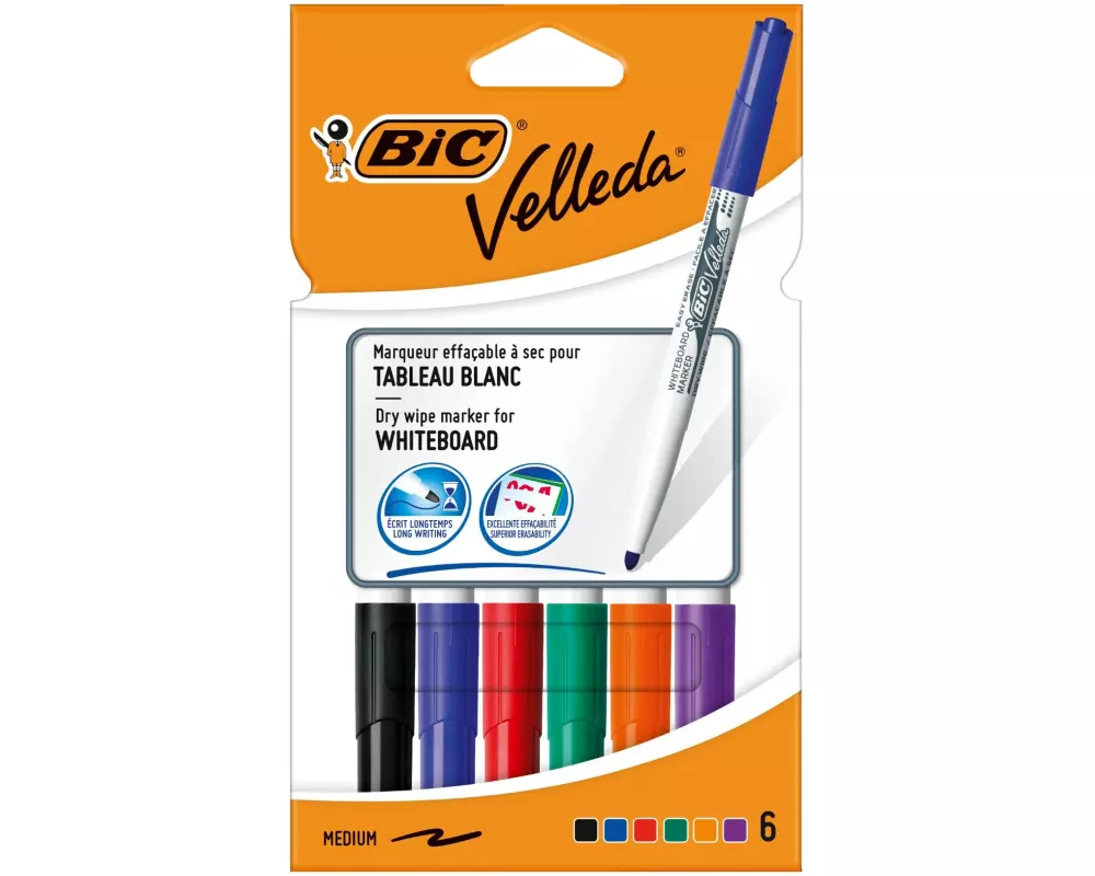 BIC Velleda 6 Stück