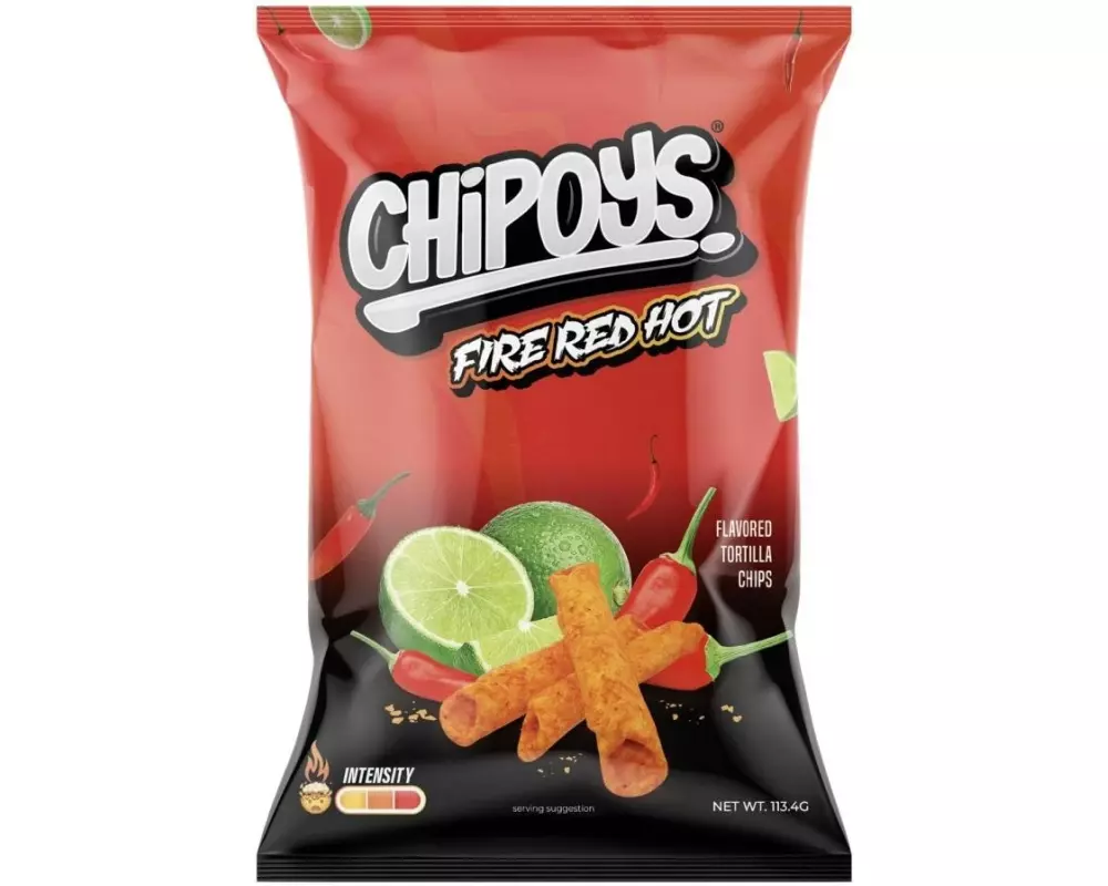 Chipoys Chips Fire Red Hot 113 g