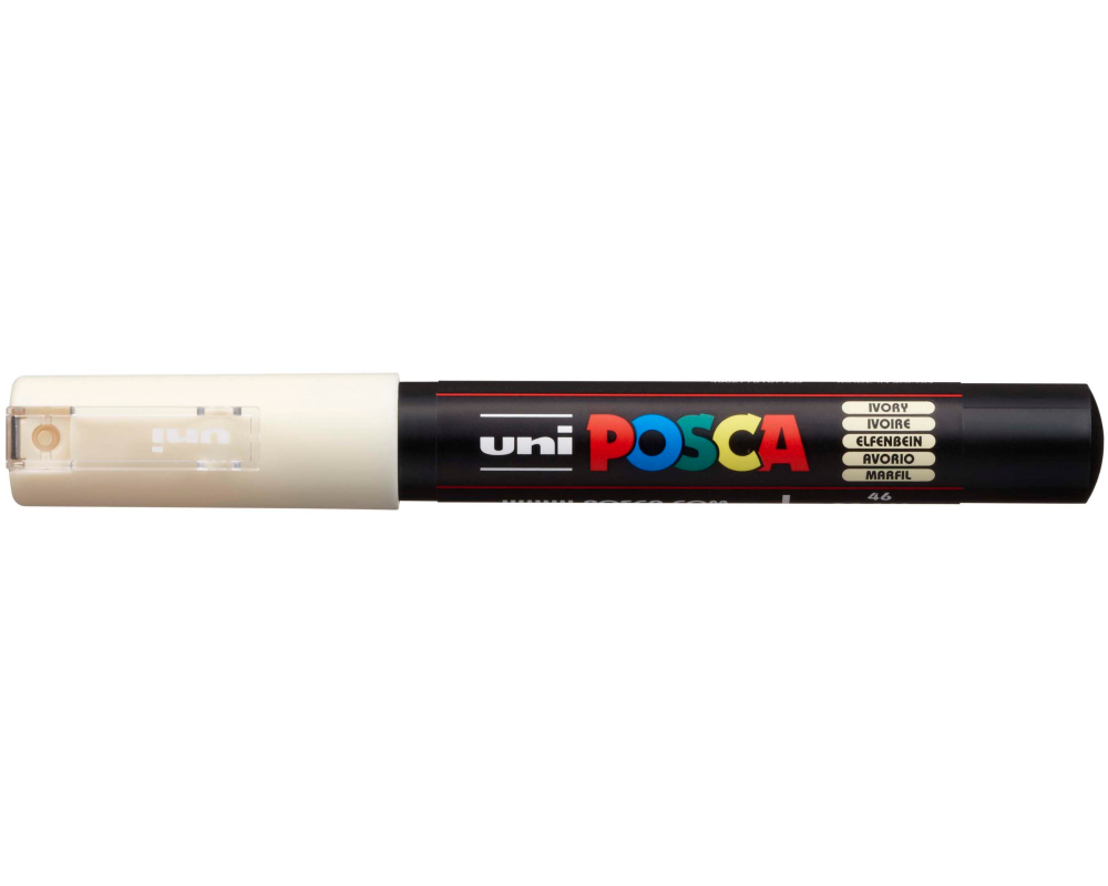 UNI-BALL Posca Marker 7mm PC-1M IVORY elfenbein
