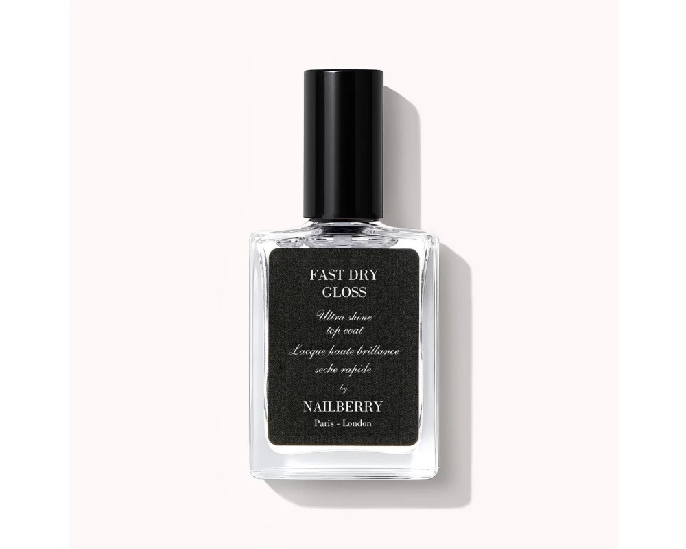 NAILBERRY Fast Dry Gloss Ultra Shine Top Coat Transparent