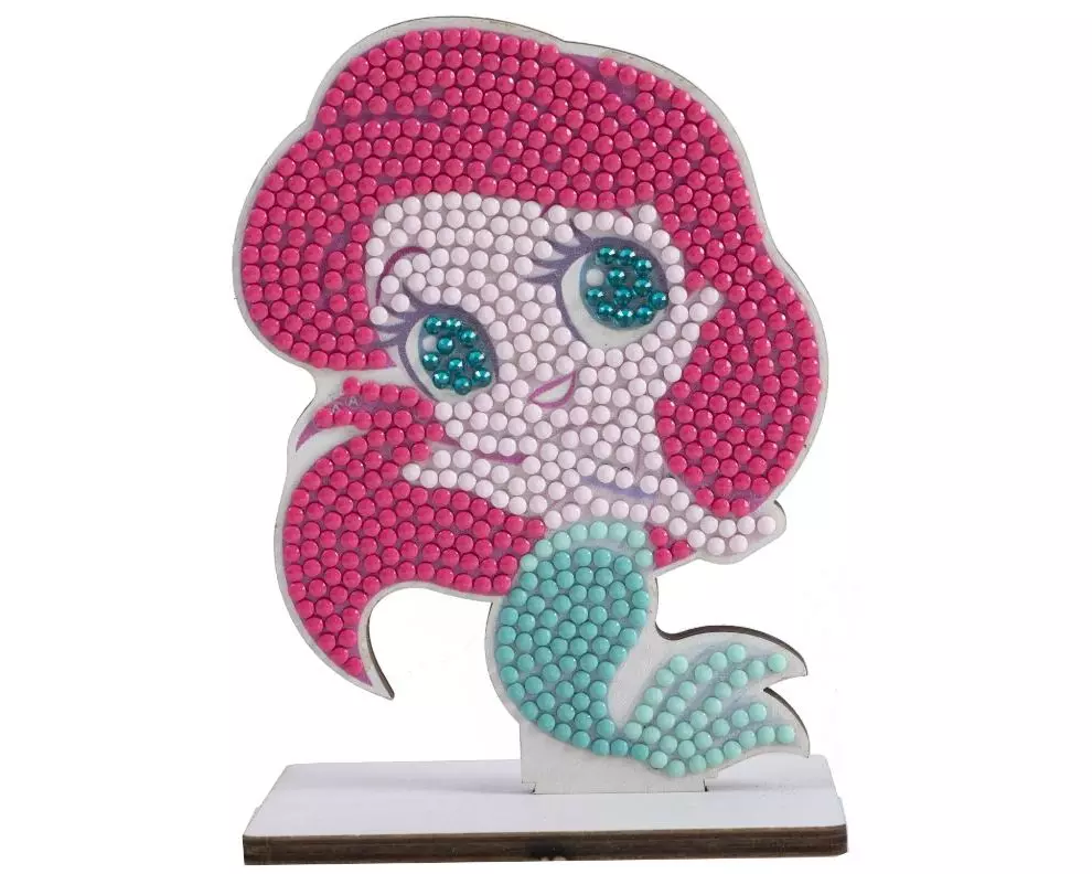 CRAFT Buddy Bastelset Crystal Art Buddies Disney Arielle Figur