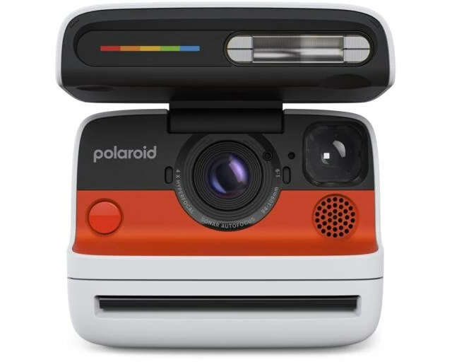 Polaroid Fotokamera Flip Orange, Schwarz, Weiss