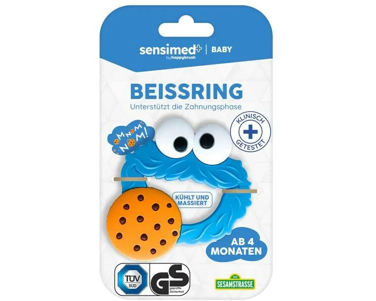 happybrush Beissring HBR02SM Krümelmonster Design