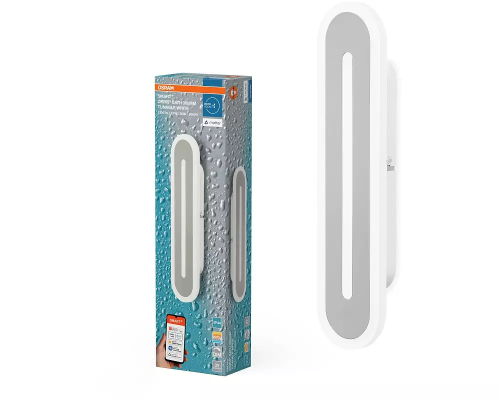 OSRAM SMART+ Matter Orbis Wall Bath 300 x 38 mm TW