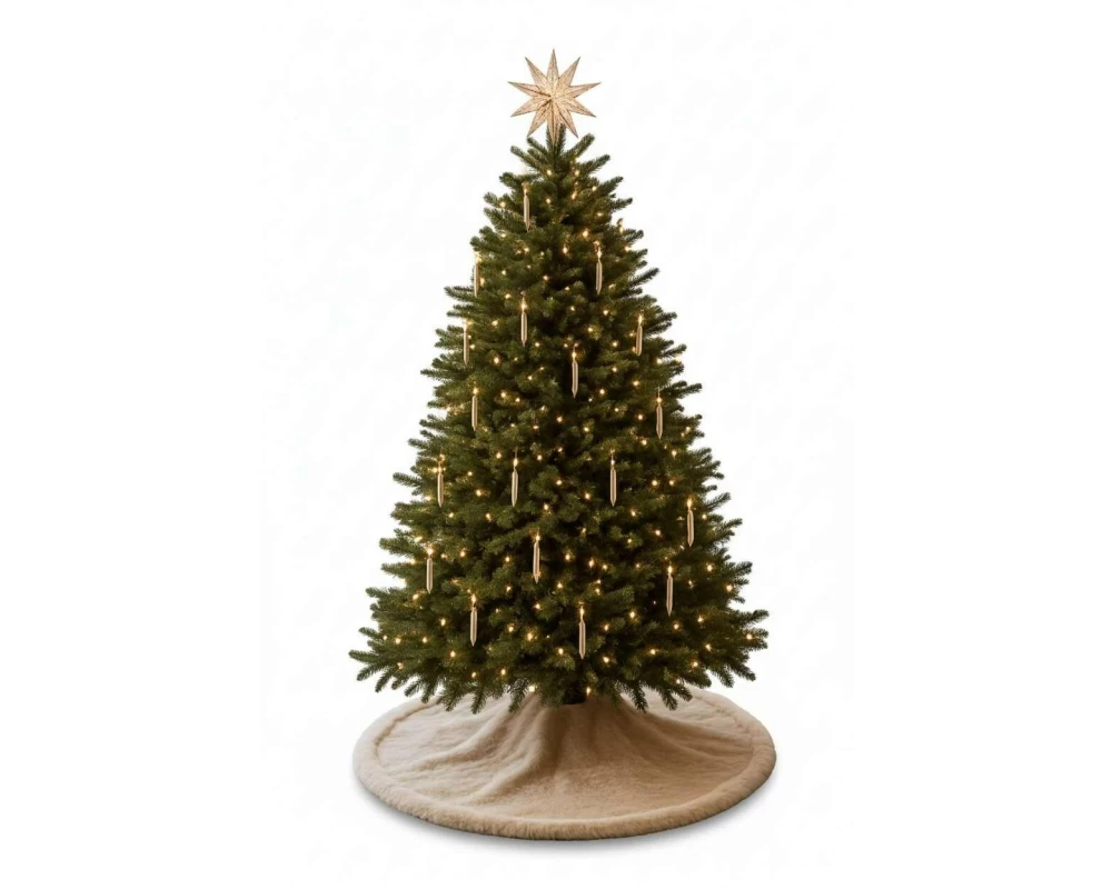 Conceptum Hypnose Weihnachtsbaumteppich Crème