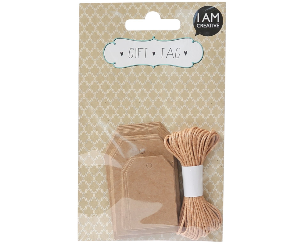 I AM CREATIVE Geschenkanhänger 4088.55 BOHO Tag Set I, 30 Stück